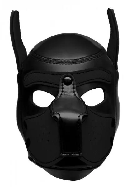 Anal Spike Neoprene Puppy Hood Black OS Master Series Anal Spike Neoprene Puppy Hood Black OS Master Series