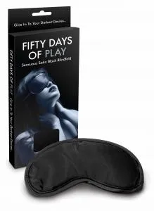 All Novelties Anal FIFTY DAYS OF PLAY BLINDFOLD BLACK