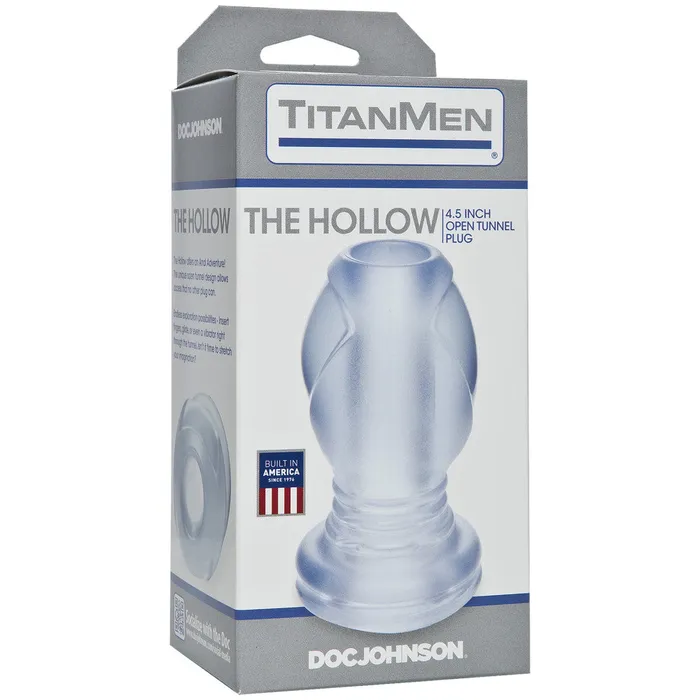 Doc Johnson Male Sex Toys The Hollow Butt Plug with Opening