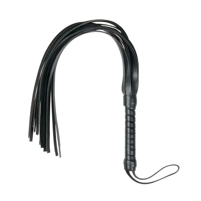 Easy Anal BDSM Flogger Whip Riding Whip Black