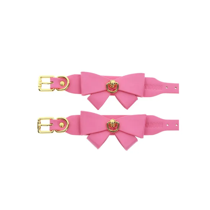 Vibrators Taboom Taboom Malibu Pink Decorative Ribbon Wrist Restraints