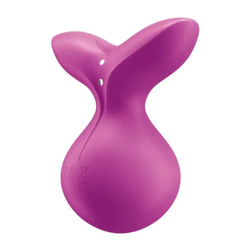 Vibrators Satisfyer Satisfyer Viva La Vulva 3 Clitoral Stimulator Violet