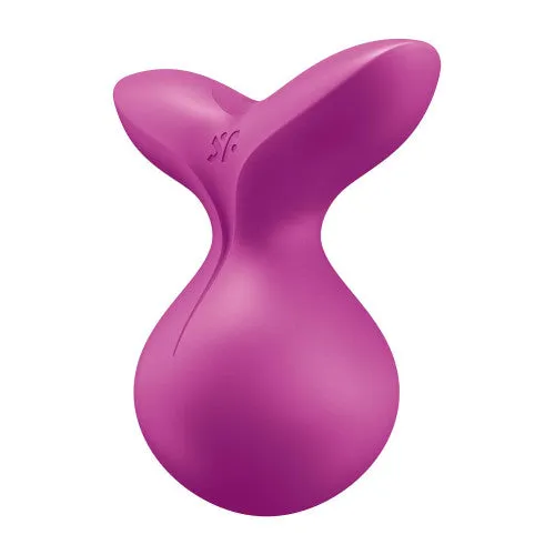 Vibrators Satisfyer Satisfyer Viva La Vulva 3 Clitoral Stimulator Violet