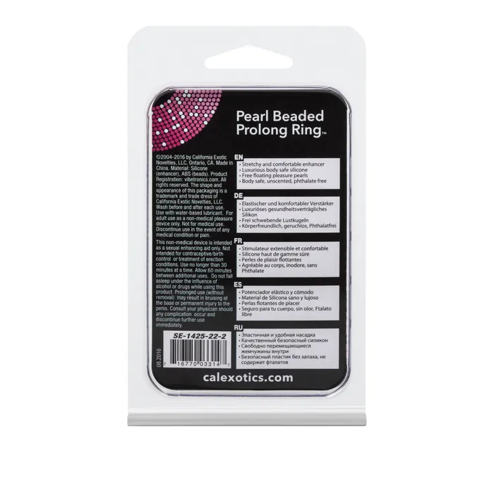 CalExotics Male Sex Toys Pearl Beaded Prolong Ring CalExotics Male Sex Toys Pearl Beaded Prolong Ring