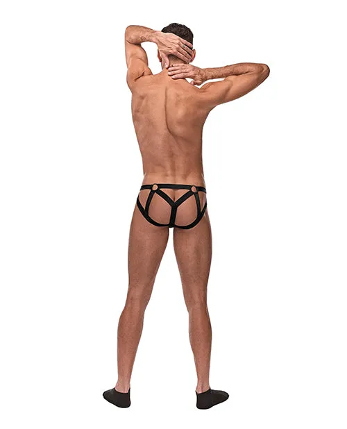 Comme Ci Comme Ca Cage Matte Strappy Ring Jock Male Sex Toys
