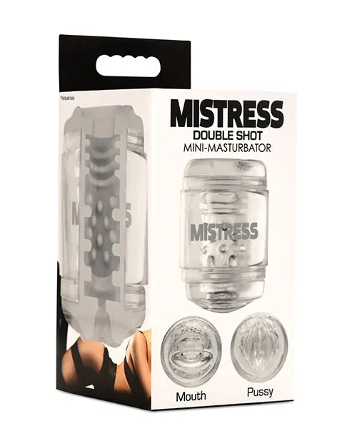 Curve Toys Male Sex Toys Curve Toys Mistress Double Shot Mini Masturbator Mouth Pussy Clear Curve Toys Male Sex Toys Curve Toys Mistress Double Shot Mini Masturbator Mouth Pussy Clear