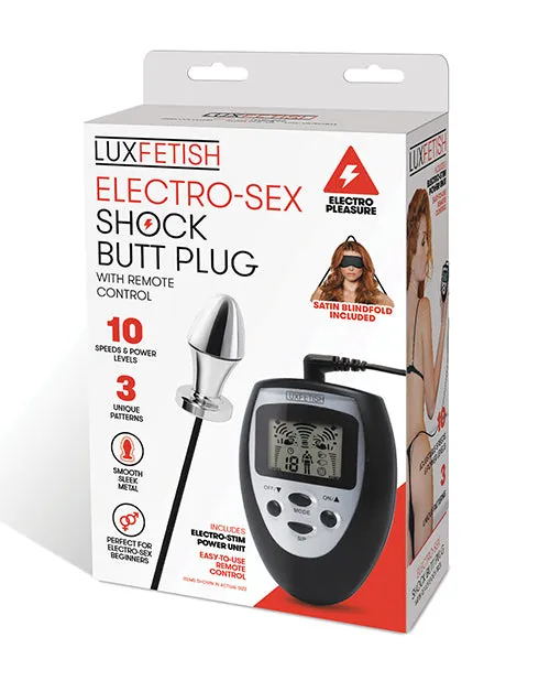 Electric Eel INC Anal Lux Fetish Electro Sex Shock Butt Plug Wremote