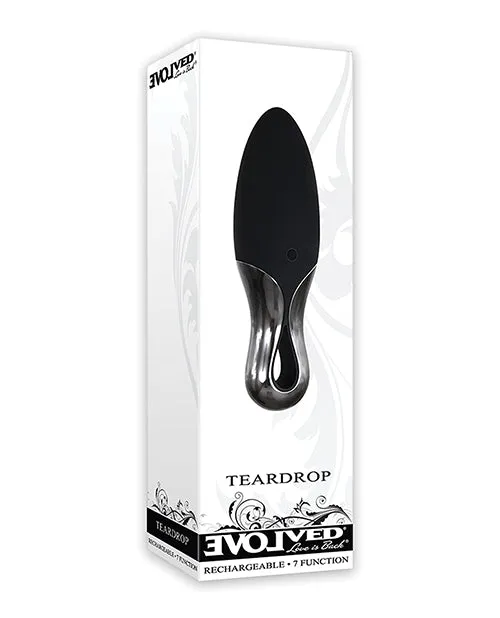 Evolved Novelties INC Vibrators Evolved Teardrop Vibe Black