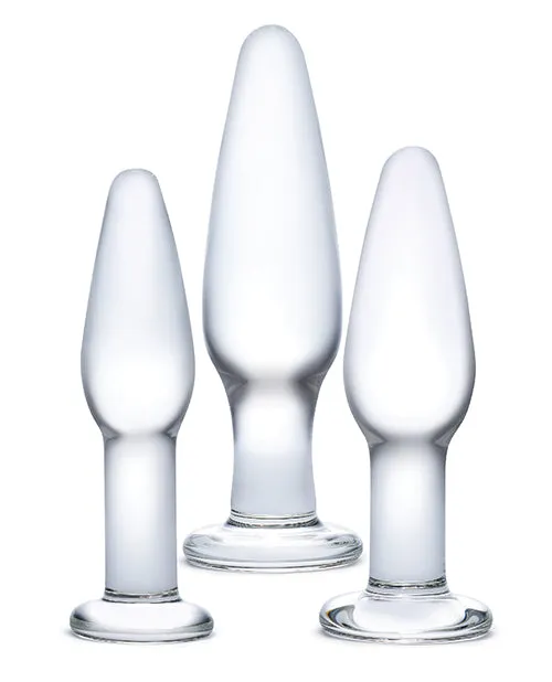Glas 3 Pc Glass Anal Training Kit Electric Eel INC Anal