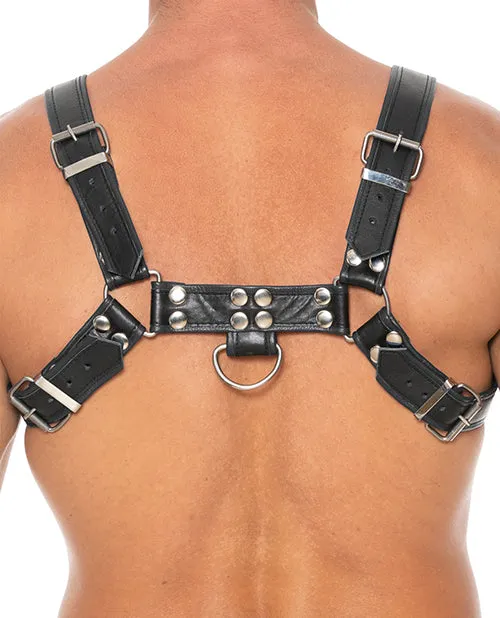 Vibrators Shots America LLC Shots Uomo Chest Bulldog Harness Largexlarge Black