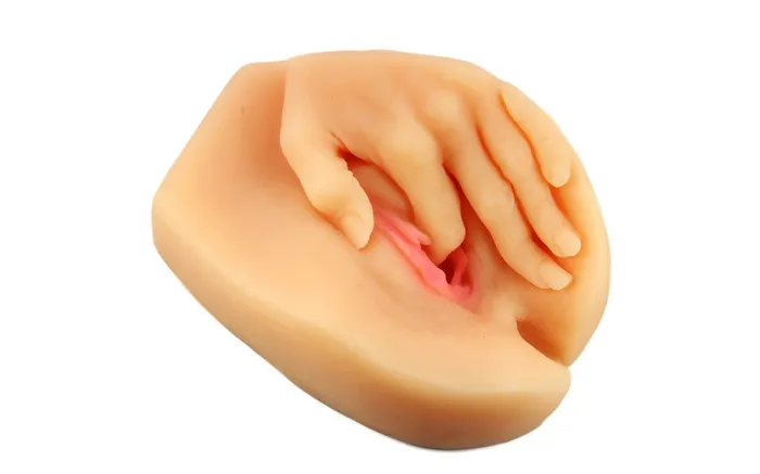 X5 Men Spread Me Pussy Masturbator Beige X5 Men Male Sex Toys