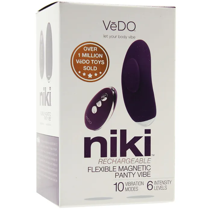 Nalpac Vibrators VeDO Niki Rechargeable Panty Vibe Deep Purple Nalpac Vibrators VeDO Niki Rechargeable Panty Vibe Deep Purple