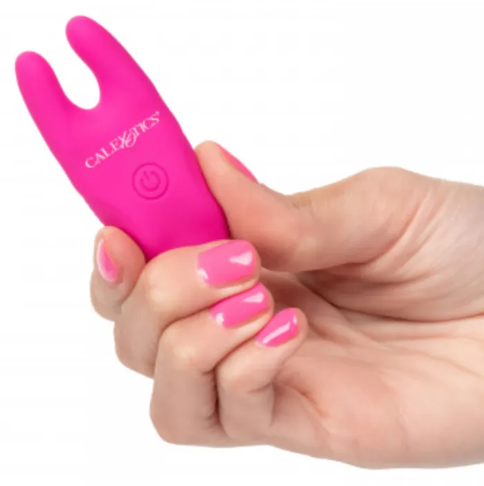 SILICONE NIPPLE CLAMPS WITH REMOTE CalExotics Female Sex Toys SILICONE NIPPLE CLAMPS WITH REMOTE CalExotics Female Sex Toys