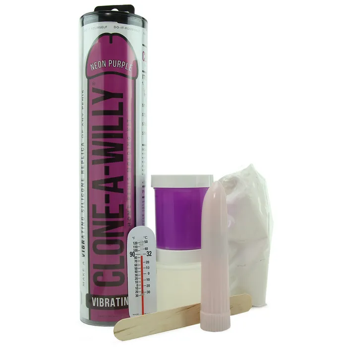 Vibrators CloneAWilly Neon Purple Nalpac