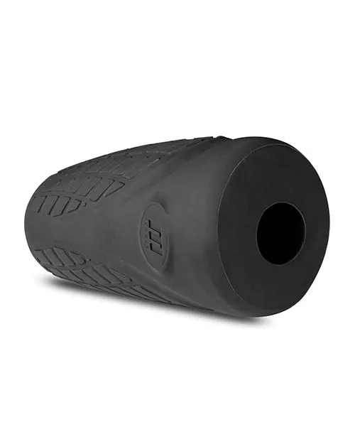Blush M Elite Platinum Gript Silicone Stroker Black Blush Novelties Anal