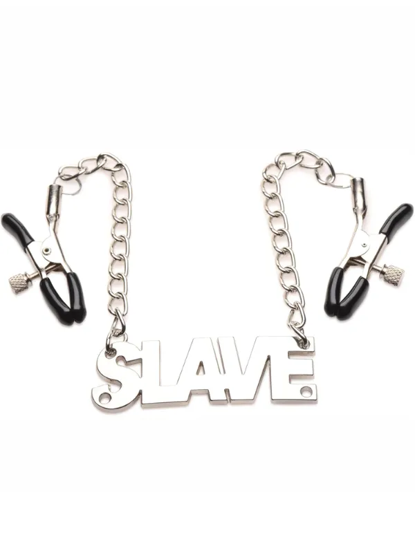 NNN Retail Ltd Male Sex Toys Master Series Enslaved Nipple Clamps