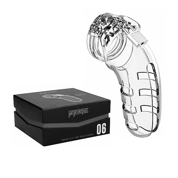 Shots Mancage Model 06 Chastity 55 Cock Cage Clear Male Sex Toys