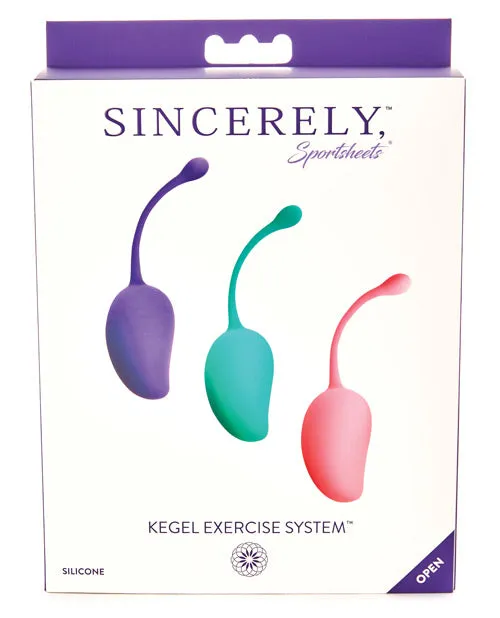 Sportsheets Female Sex Toys Sincerely Kegel System 3 Piece Set
